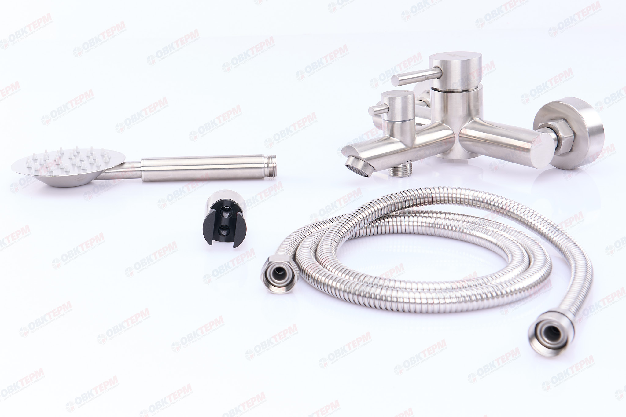 Смеситель д/ванны корот. AKSA SIM-03-16 из нерж.стали    (12 шт/ящ) - миниатюра №4