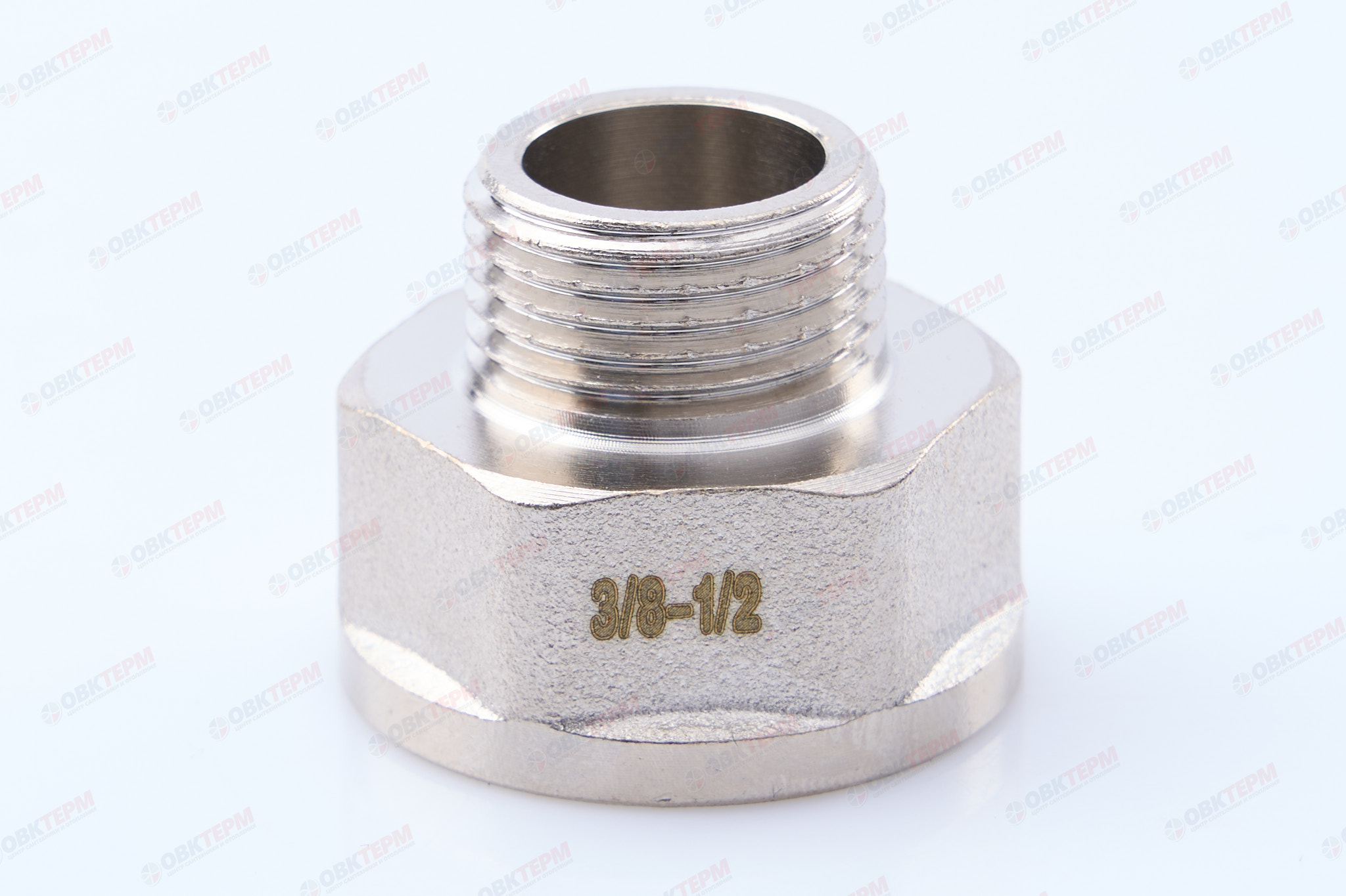 Переходник    1/2" - 3/8"  Никель TIM                   (310/10) - изображение №1