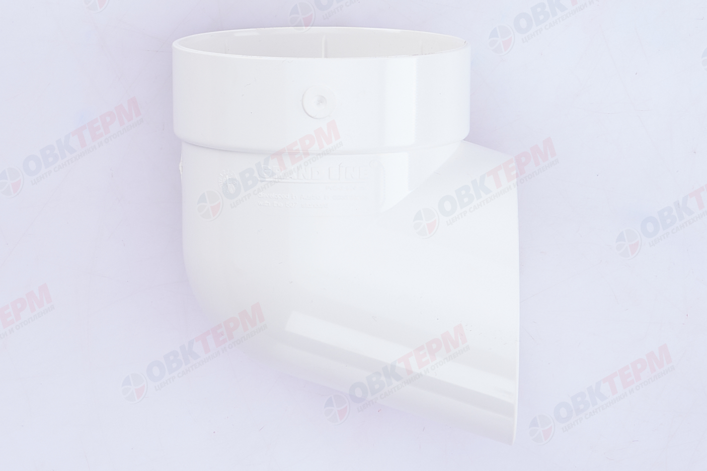 Колено сливное ПВХ Grand Line белое (RAL 9003) (уп. 30шт) - Изображение №4