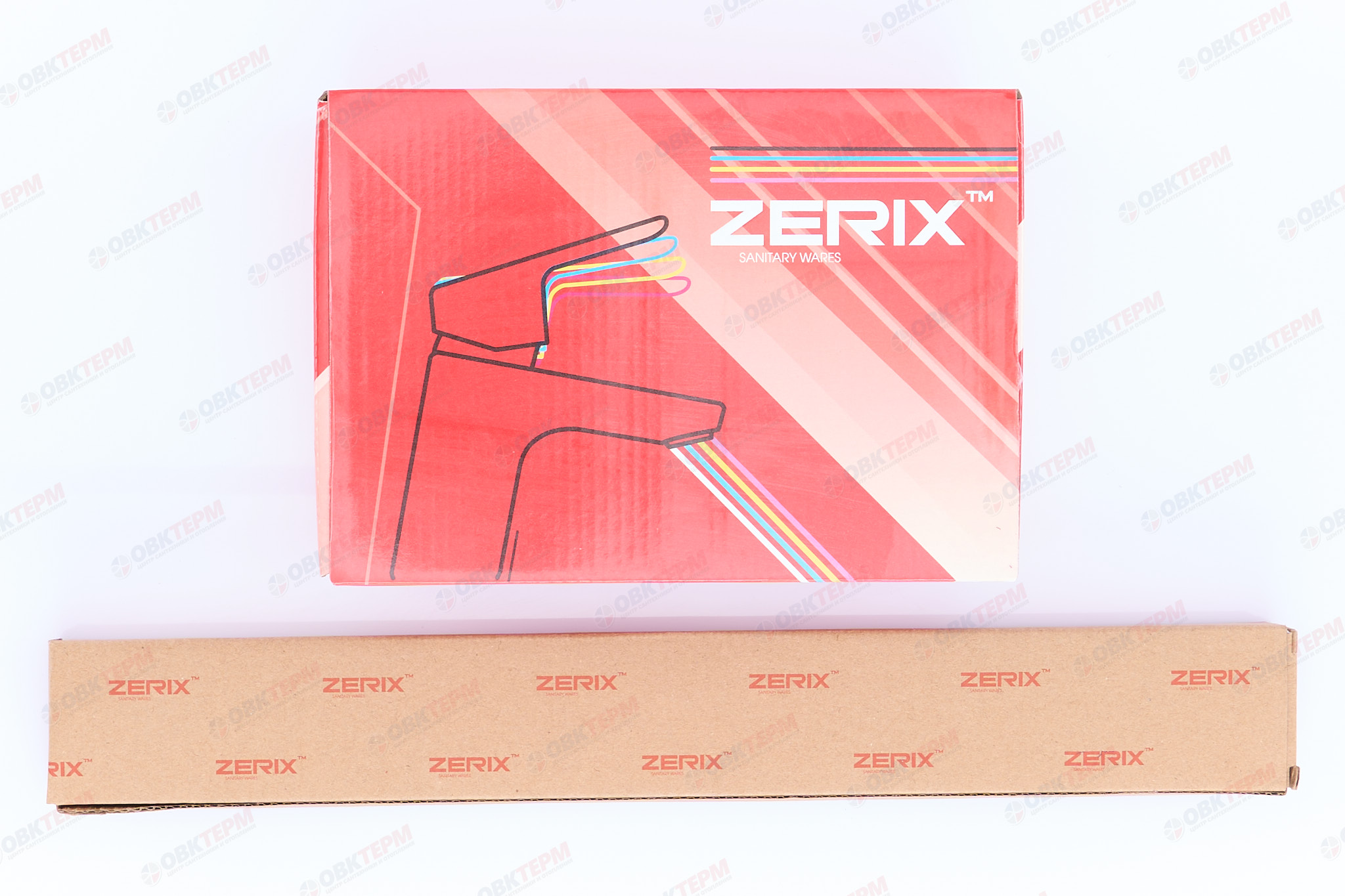 Смеситель д/ванны  ZERIX PUD7 045 WHITE  (10 шт/ящ) - миниатюра №7