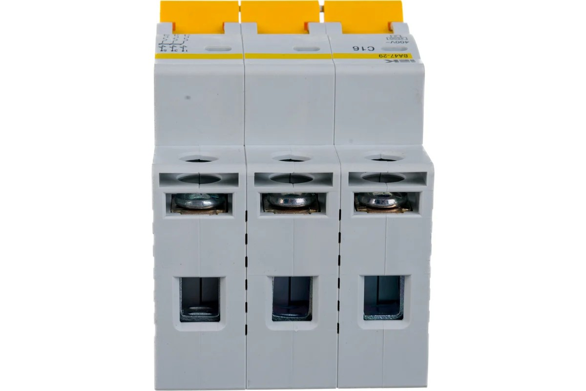 Выключатель автоматический модульный 3п C 16А 4.5кА ВА47-29 KARAT IEK - миниатюра №8