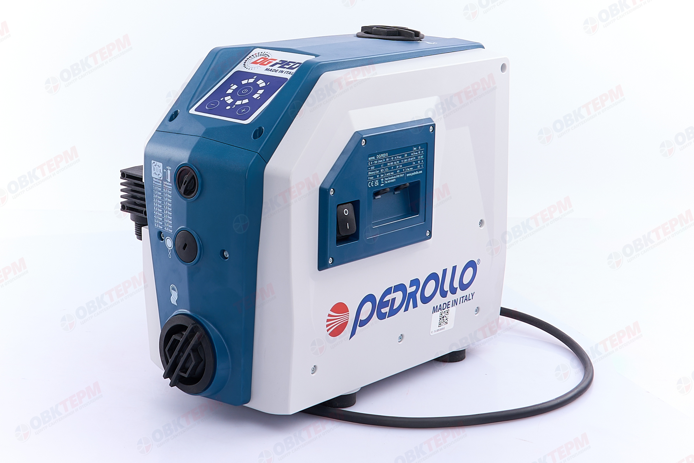 Станция насосная  DG PED (BLU) 5 Pedrollo   (1,1кВт/120л.м./55м.) с частотником - Изображение №2