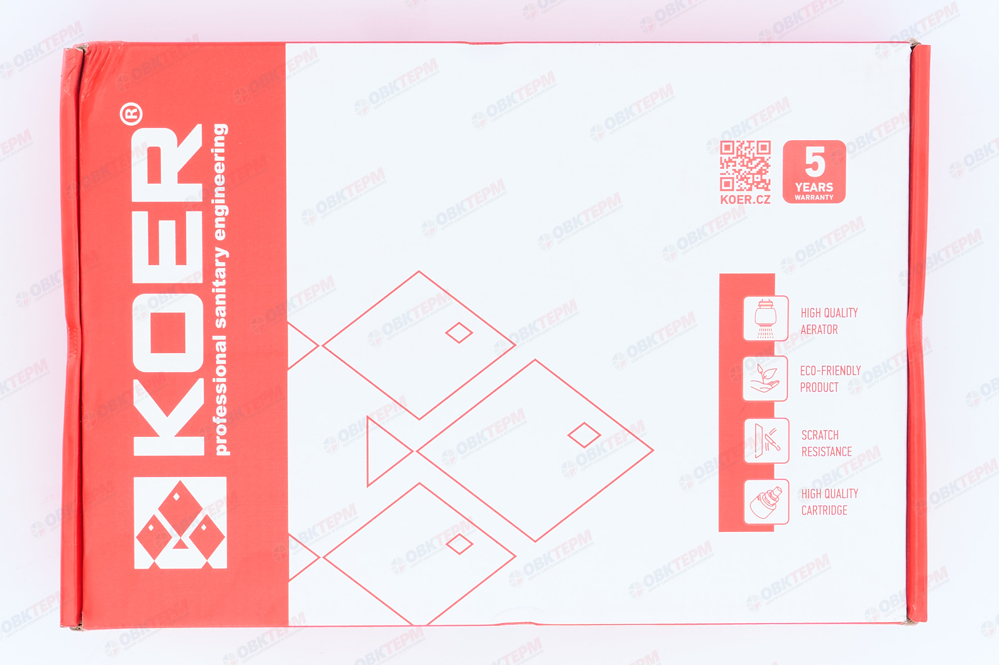 Смеситель д/кухни НАСТЕННЫЙ KOER KB-73010-01 /латунь /35мм (Цвет хром)  (8шт/ящ) - миниатюра №7