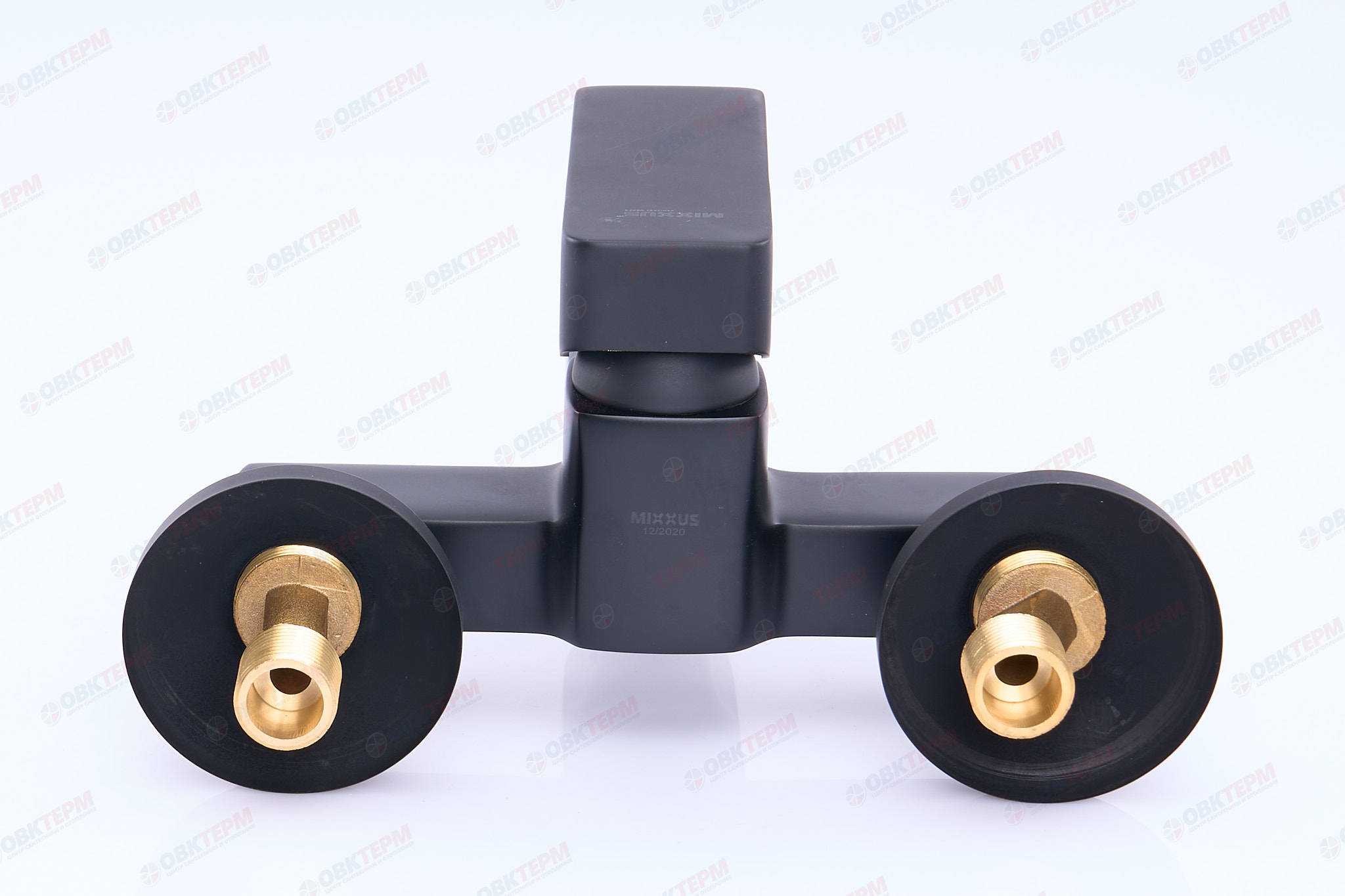 Смеситель д/ванны корот. MIXXUS PREMIUM KUBUS 009 Ø40 EURO BLACK  (8 шт/ящ) - миниатюра №4