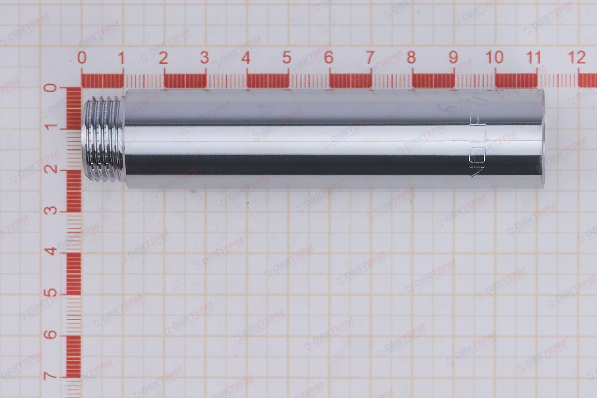 Удлинитель       1/2",100 мм,  хром    NOLF Classic   (144шт/ящ) - миниатюра №6