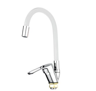 Смеситель д/кухни REFLECTOR MIXXUS FANY 011 (NUT) WHITE Ø35 ГАЙКА (12 шт/ящ) - Изображение №1