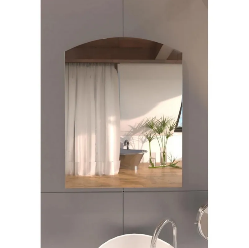 ZERIX ALIVE MRZ01-45x60 Зеркало настенное прямоугольное с дугообразным верxом - Изображение №1