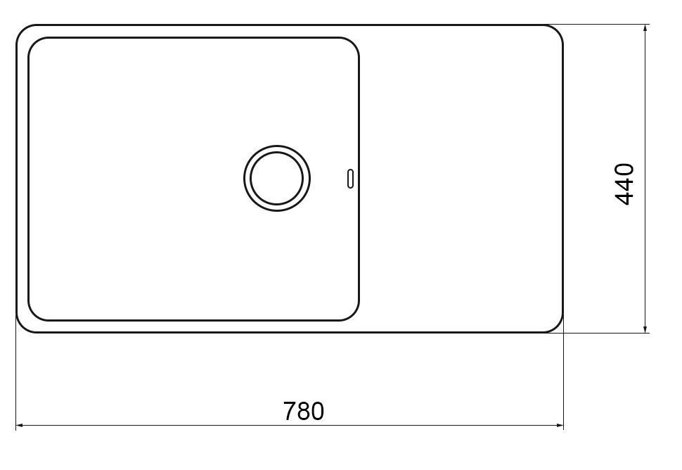 MIXXUS мойка MX7844-200x1.2  PVD-BLACK - Изображение №3