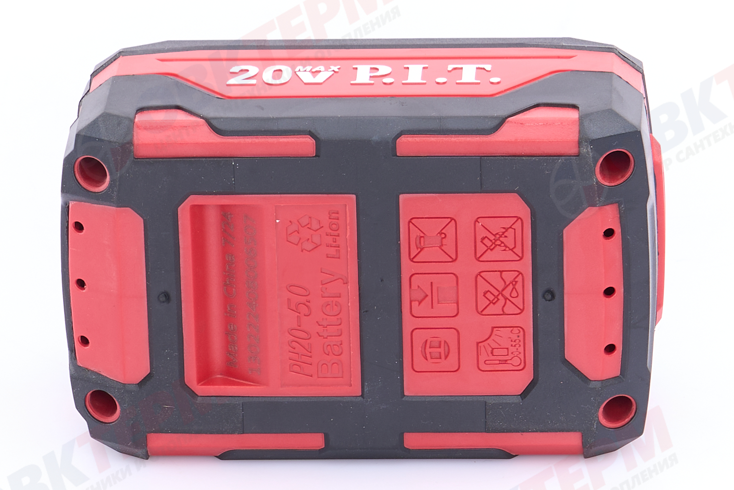 Батарея аккумуляторная P.I.T. OnePower PH20-5.0  (20В, 5Ач, Li-Ion) - миниатюра №8