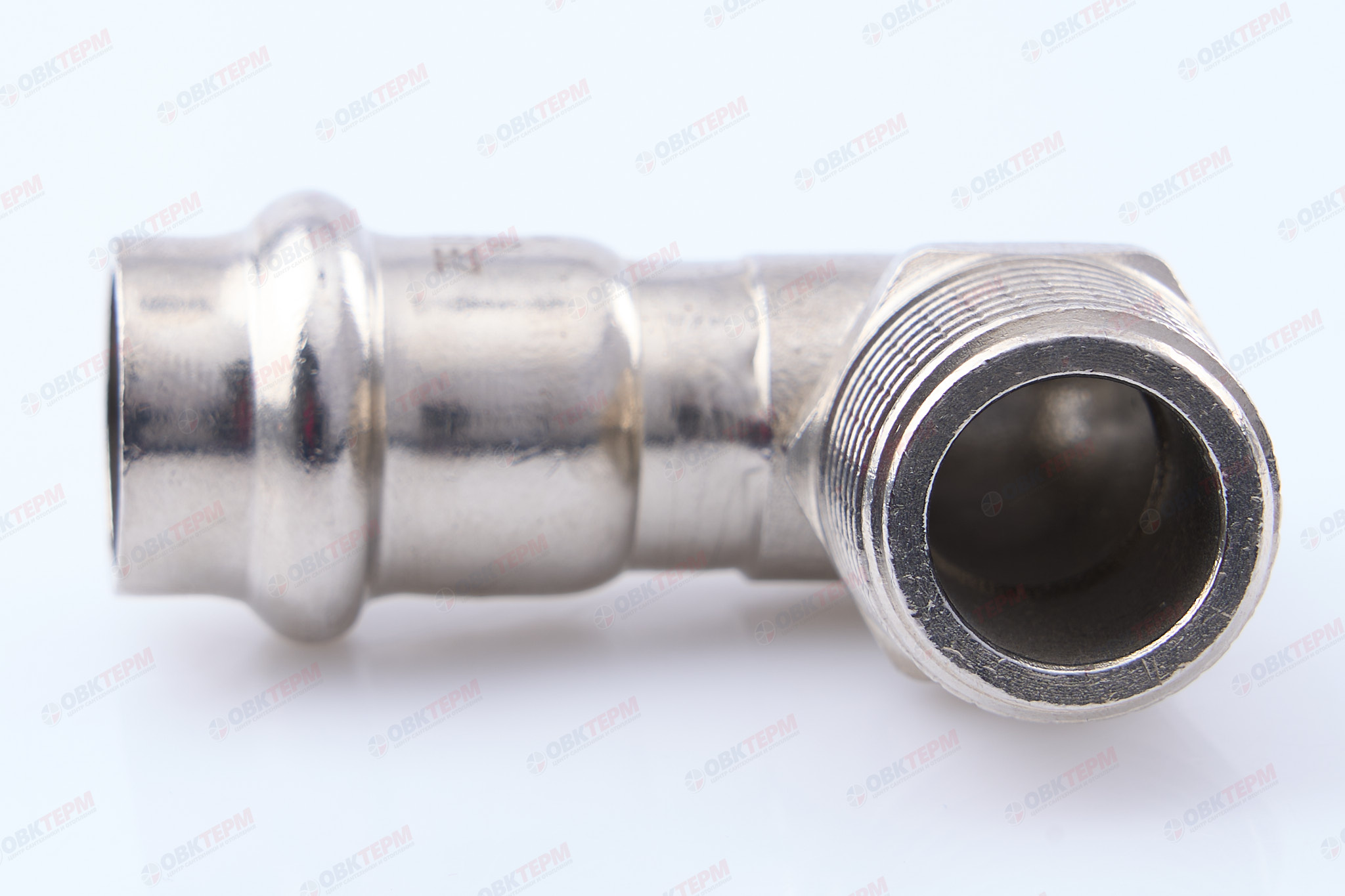Угол пресс из нерж.ст.  15 х 1/2"Н    TIM  (130/5) - Изображение №3