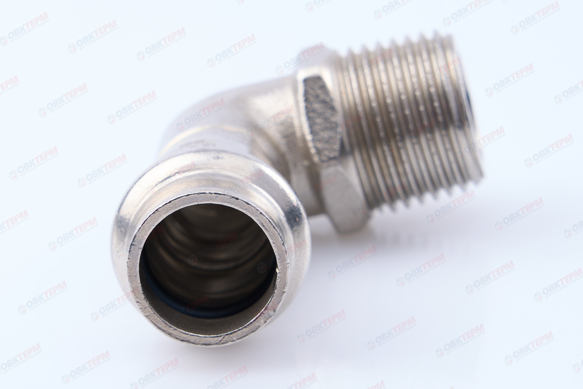 Угол пресс из нерж.ст.  15 х 1/2"Н    TIM  (130/5) - Изображение №4