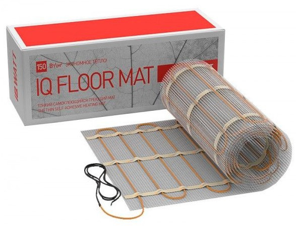 Греющий мат IQ FLOOR MAT (150 Вт/м2)  0,5 м2 - Изображение №1
