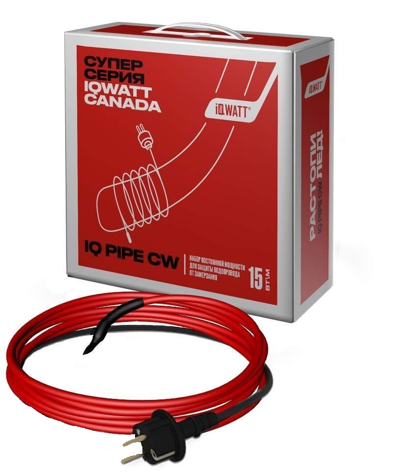 Комплект для обогрева труб IQ PIPE CW 20м - Изображение №1