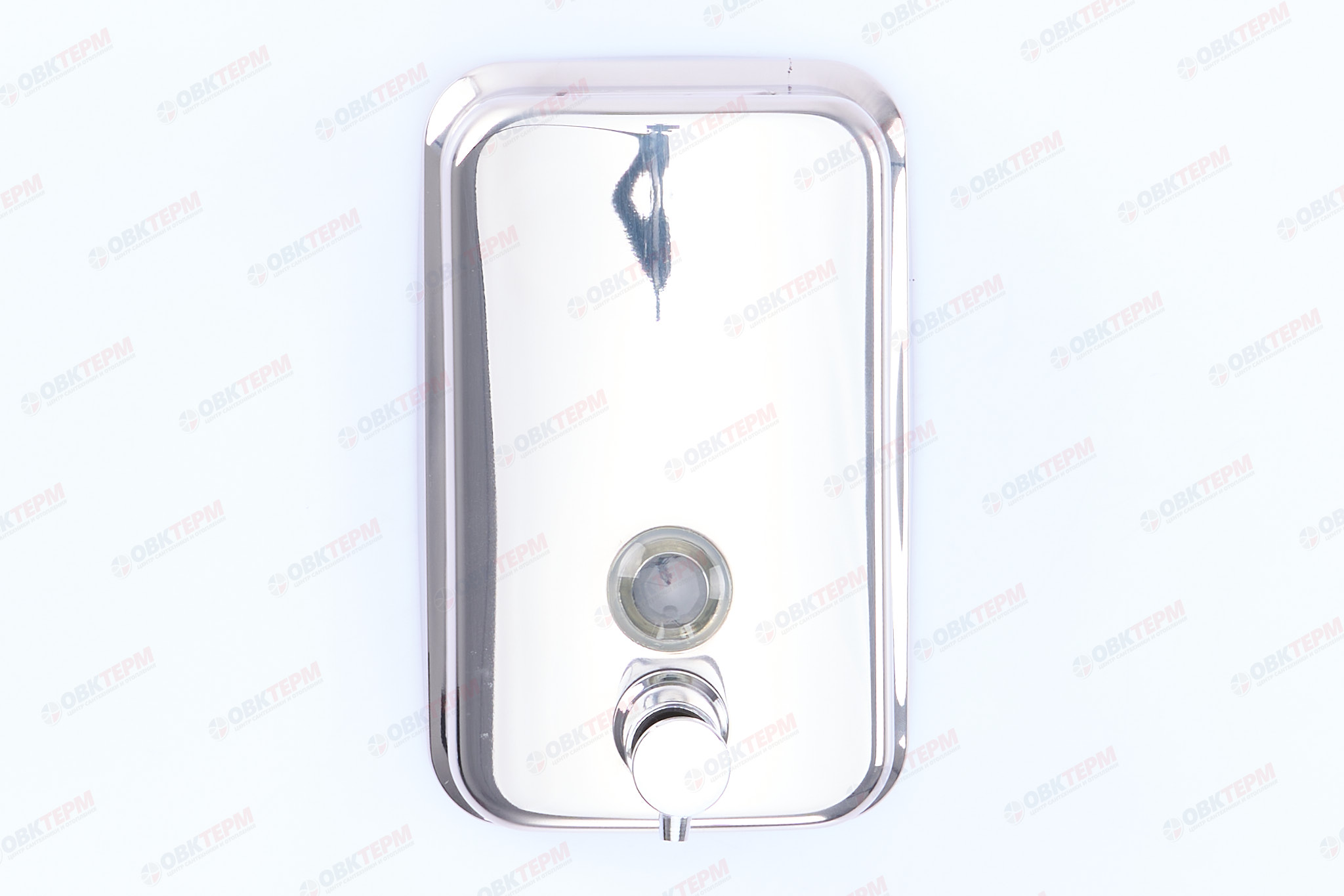 Дозатор жидкого мыла настенный (металл, хром) 500 мл  ZERIX LR401   (20 шт/ящ) - Изображение №2