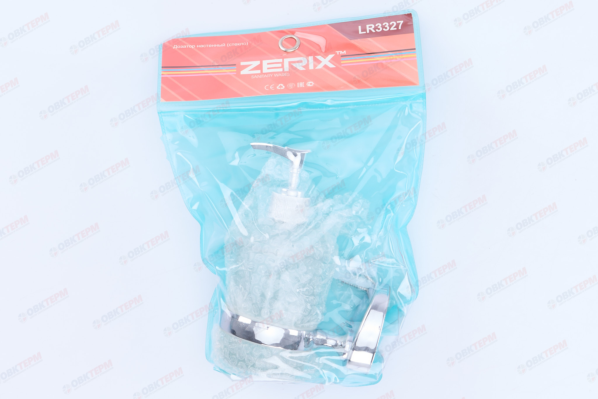 Дозатор настенный (стекло)  ZERIX  Z3317  (LR3327)    (80 шт/ящ) - Изображение №4