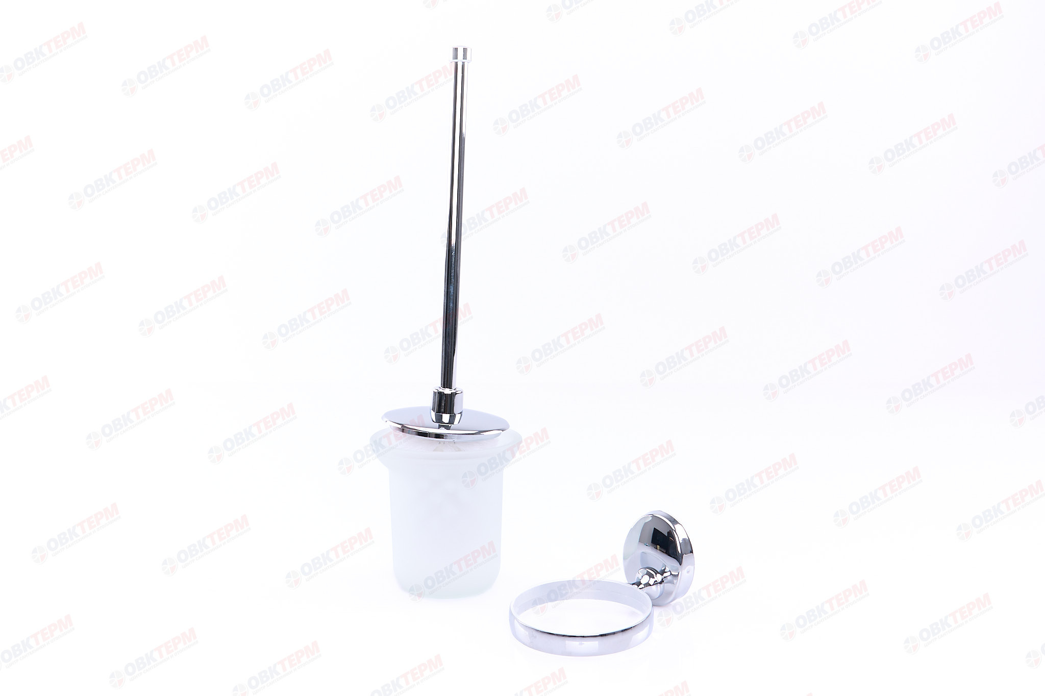 Ершик настенный с крышкой  (стекло)  ZERIX LR3310 (Z3319)  (40 шт/ящ) - Изображение №2