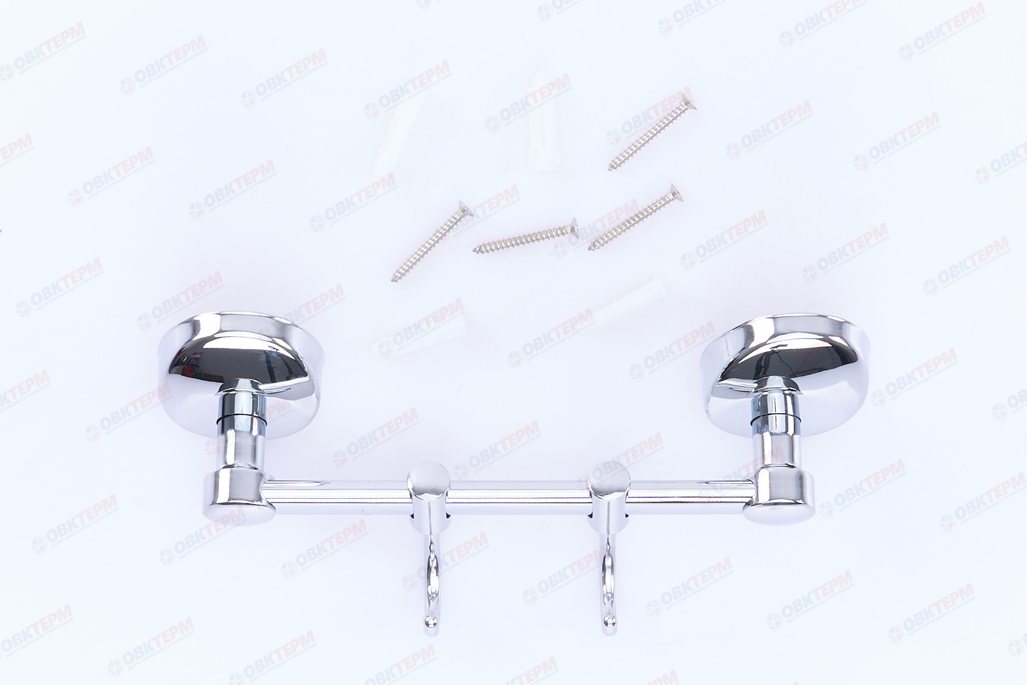 Планка с 2-мя подвижными крючками  ZERIX LR3315-2   (80 шт/ящ) - Изображение №4