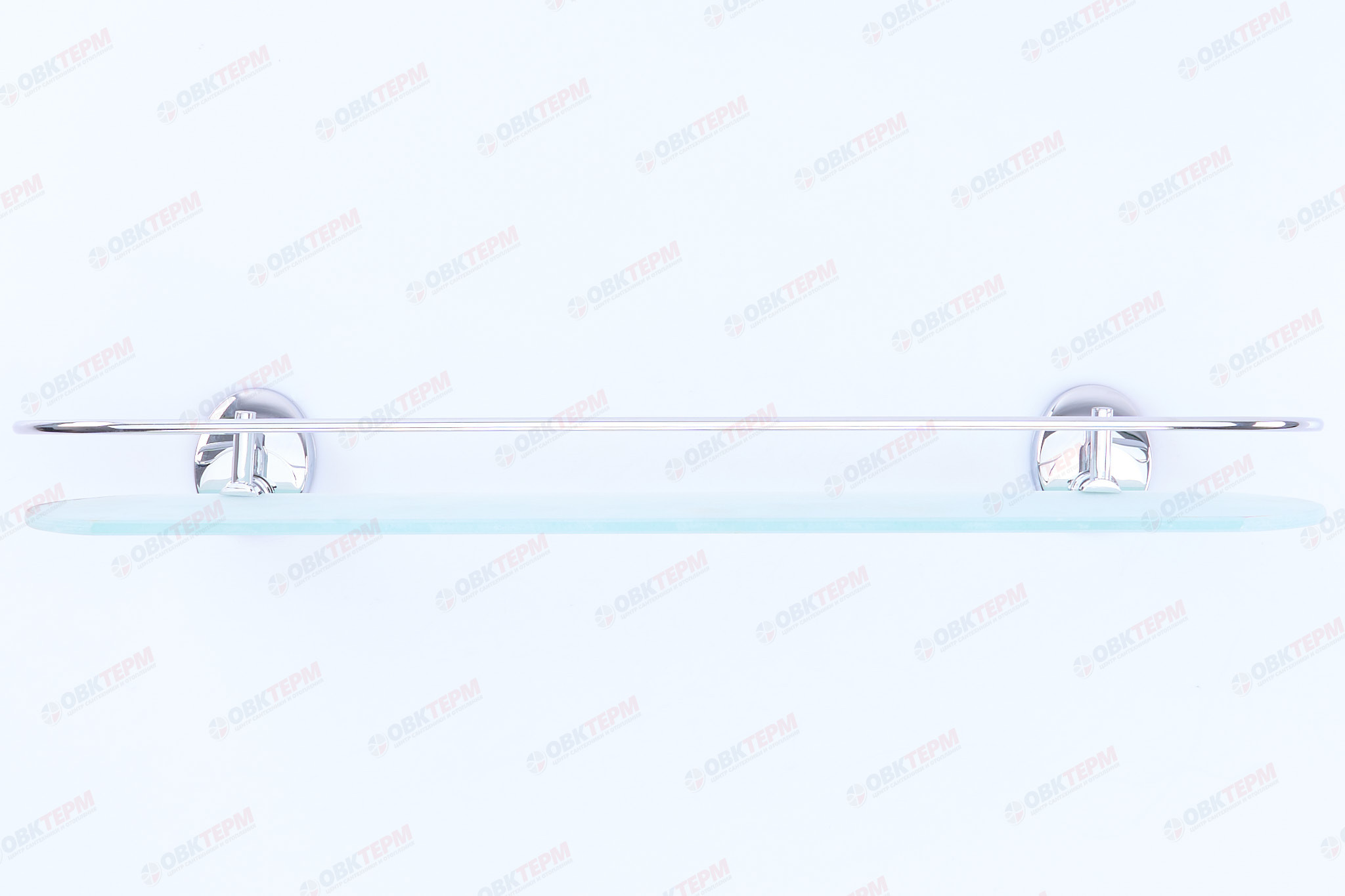 Полка одинарная с откидным ограничителем 520х120мм  ZERIX LR3307-1    (10 шт/ящ) - миниатюра №2