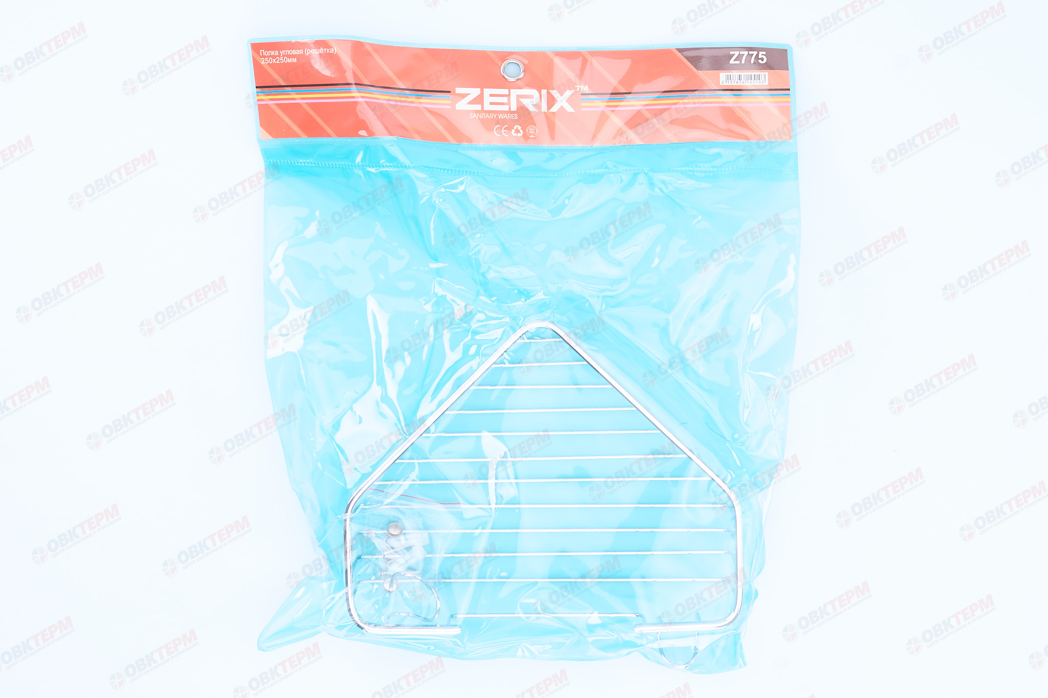 Полка угловая (решетка)  250х250мм  ZERIX LR335  (Z775)  (20 шт/ящ) - Изображение №5