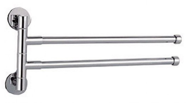 Полотенцедержатель поворотный (2 планки)  Z44-2  ZERIX LR112   (40 шт/ящ) - Изображение №1