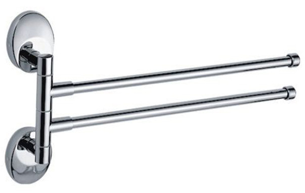 Полотенцедержатель поворотный (2 планки)  ZERIX LR3312 (Z3322) (40 шт/ящ) - Изображение №1