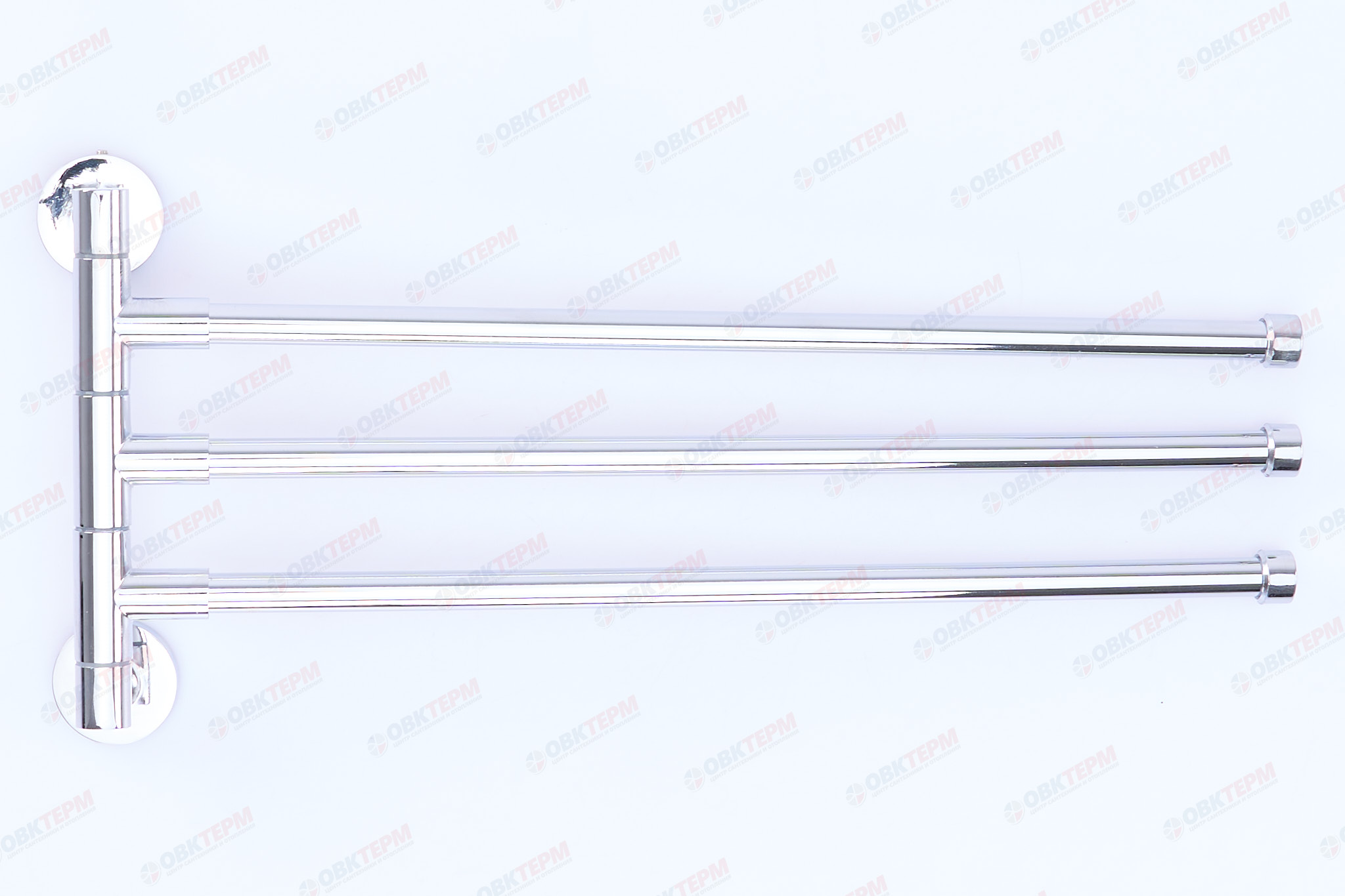 Полотенцедержатель поворотный (3 планки)  ZERIX LR113 (Z44-3)  (40 шт/ящ) - Изображение №2