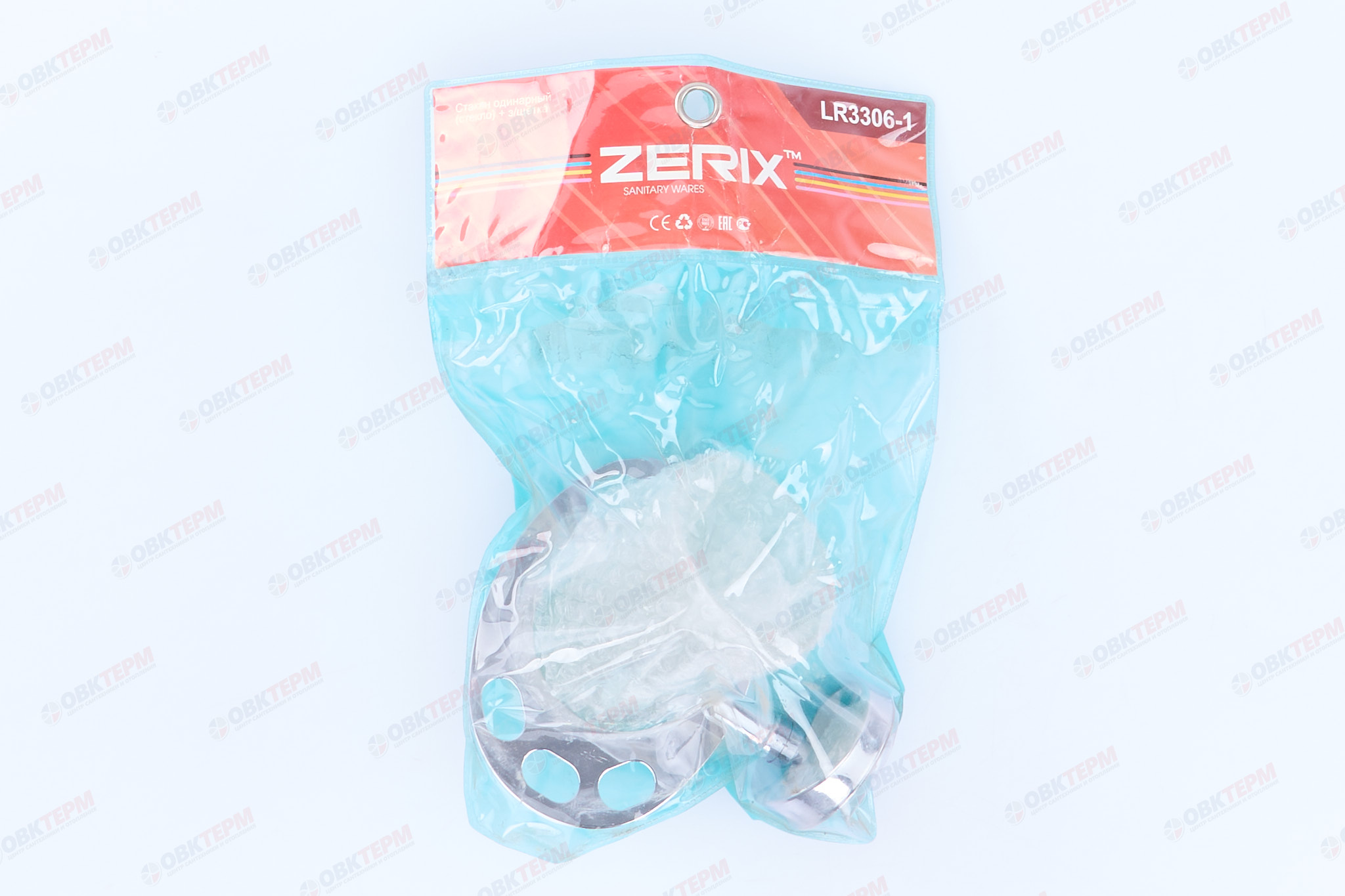 Стакан одинарный  (стекло)  ZERIX LR3306-1 (Z3312-1)   (80 шт/ящ) - Изображение №3