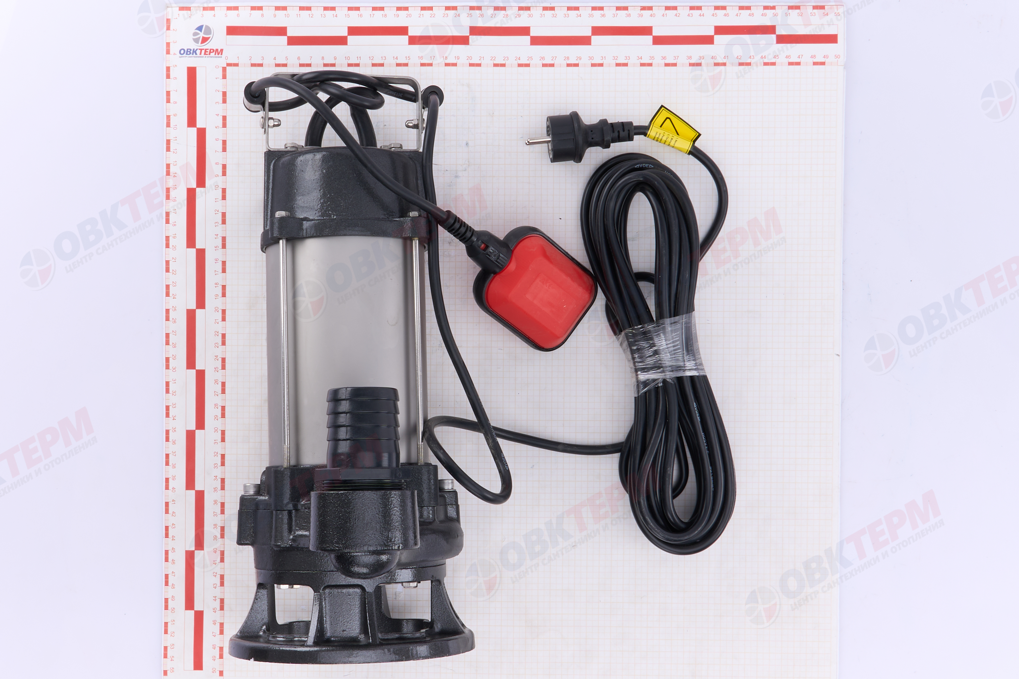 Насос фекальный  WFD 11-10-1.1GA  KOER  (1100Вт/280л.м./15м, обм.медь) - миниатюра №7