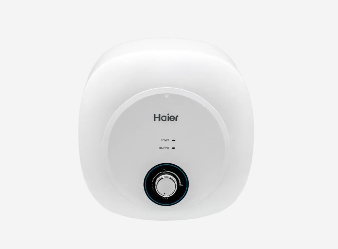 Бойлер  Haier ES          10V -MQ2  (подмоечный,белый,тэн 2 кВт, в340,ш340,г290) - изображение №1