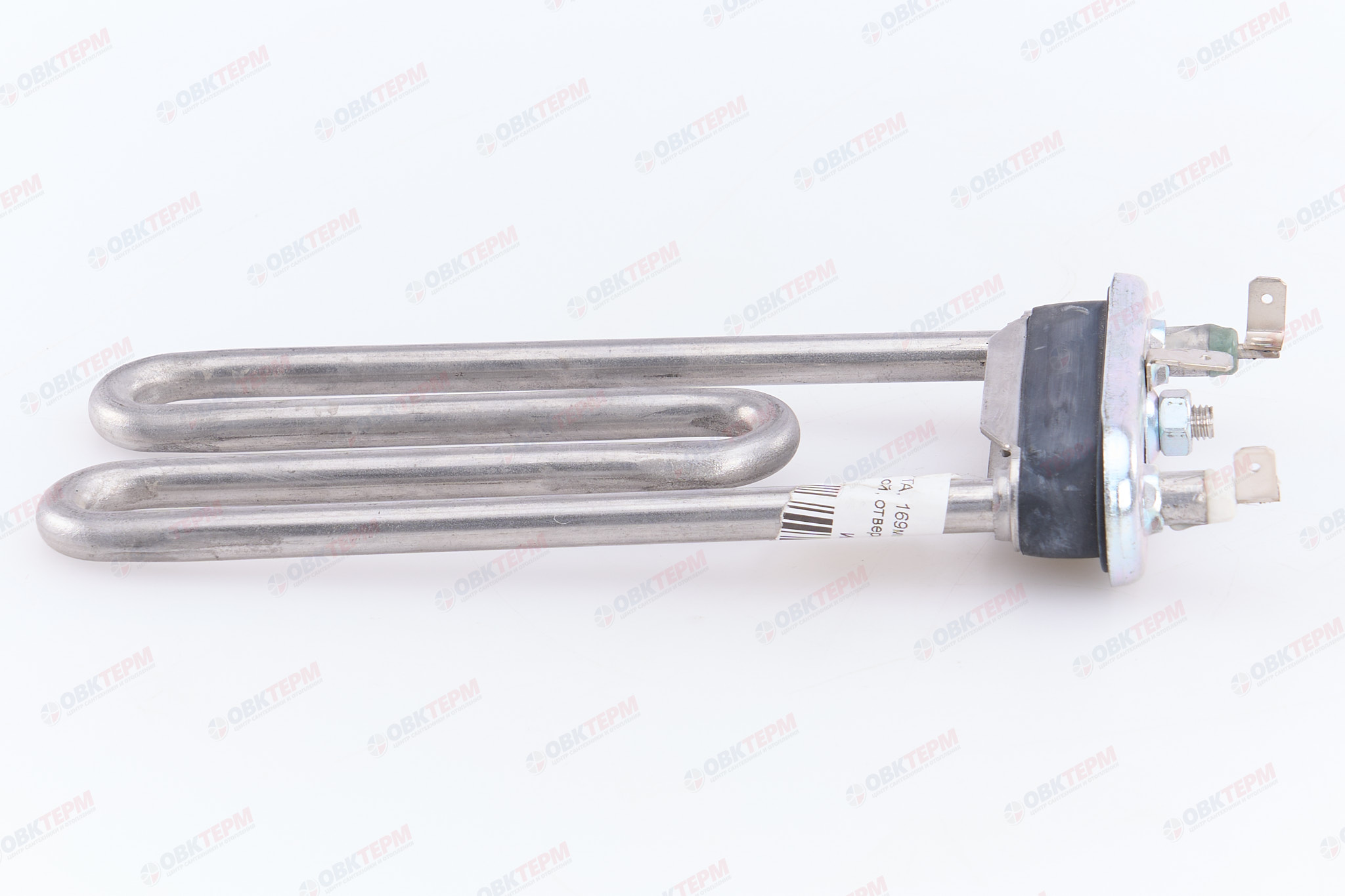 ТЭН 1700W, ИТАТЭН, L169мм, R15+, M125, K2, прямой, отверстие под датчик, 230V - миниатюра №4