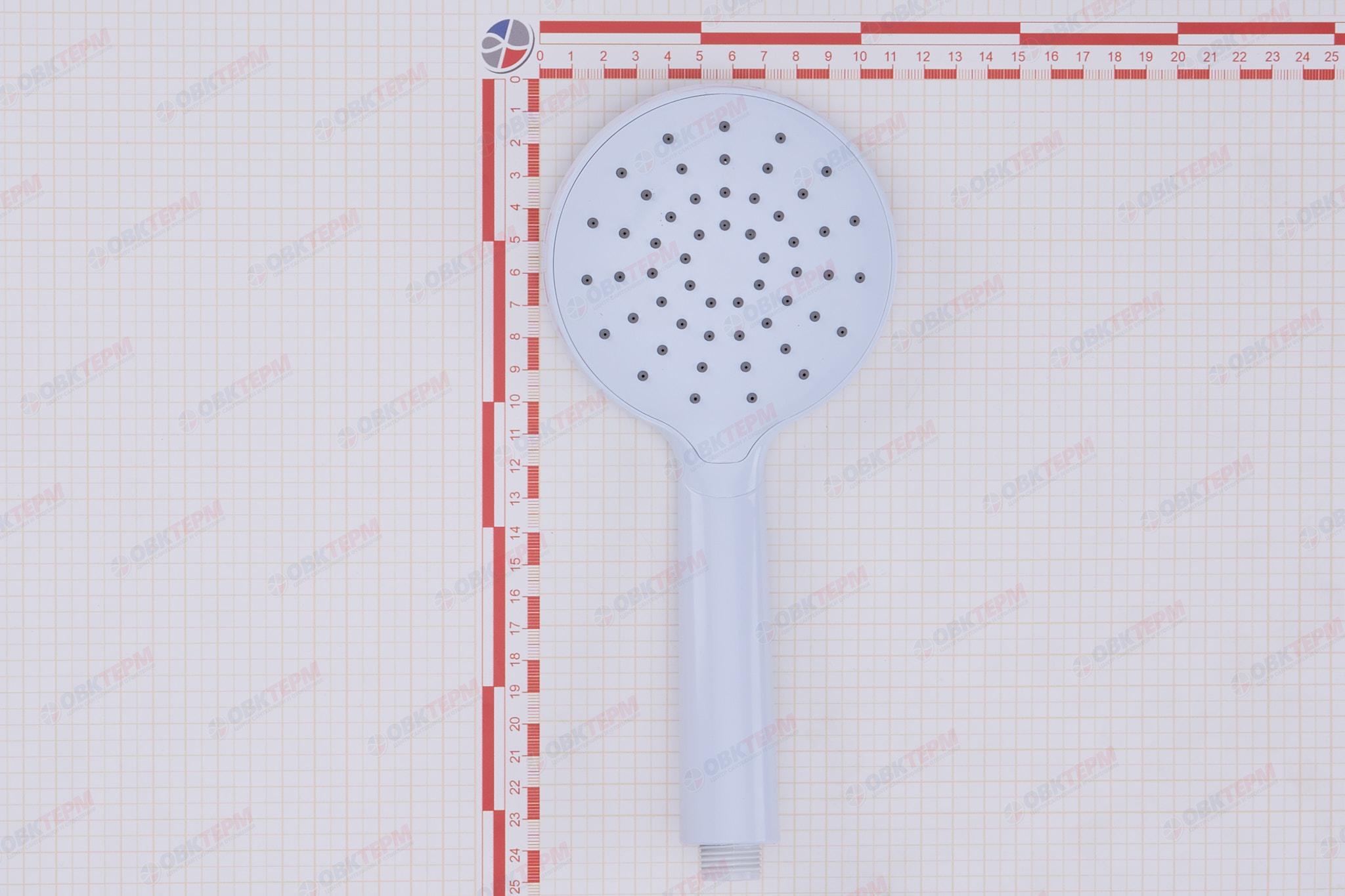 Лейка д/душа ручная ZERIX  SH-35 WHITE ( 1 режим)  (100 шт/ящ) - Изображение №5