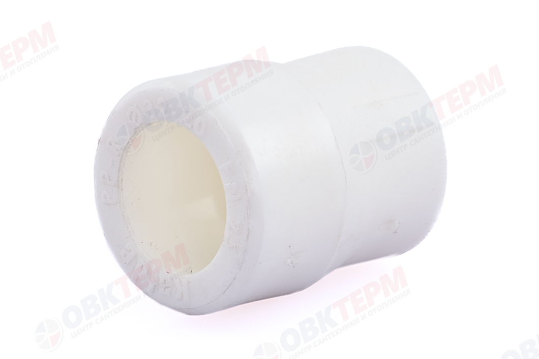 Муфта переход.  ВВ  32*20   БЕЛАЯ PP-R   (KALDE)    (500) - Изображение №2