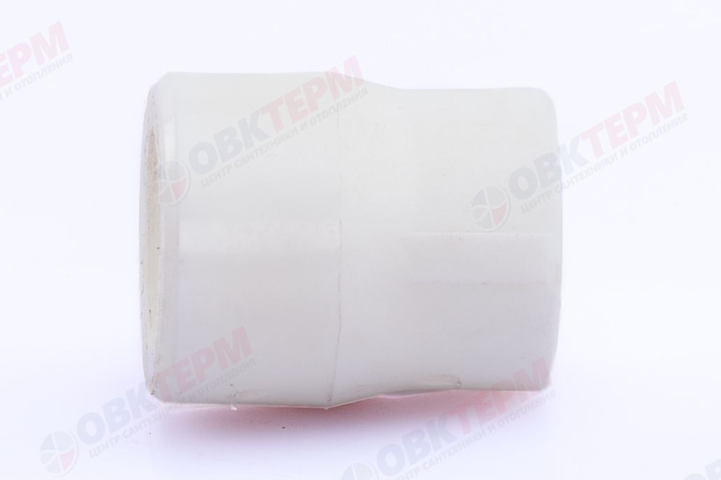 Муфта переход.  ВВ  32*20   БЕЛАЯ PP-R   (KALDE)    (500) - Изображение №4
