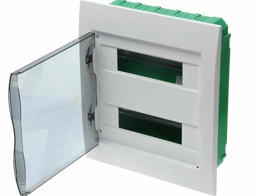 Бокс встраиваемый СП City9 Box 2 ряда 24мод. с прозр. дверцей SE - Изображение №3