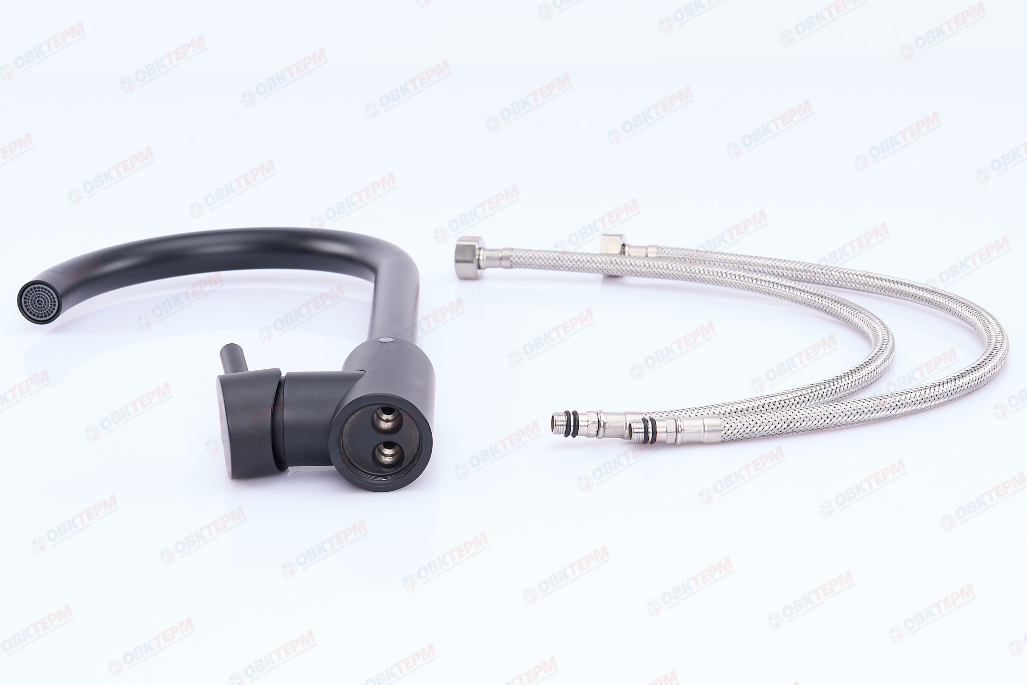 Смеситель д/кухни нерж/сталь CHAMPION SUS-011 BLACK SUS304 (10 шт/ящ) - Изображение №4