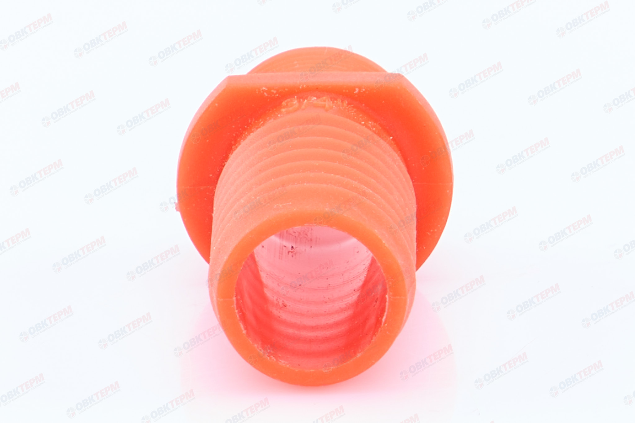 Штуцер пластиковый     1/2" наружняя резьба -  3/4"  шланг (1шт/100упак) - Изображение №5