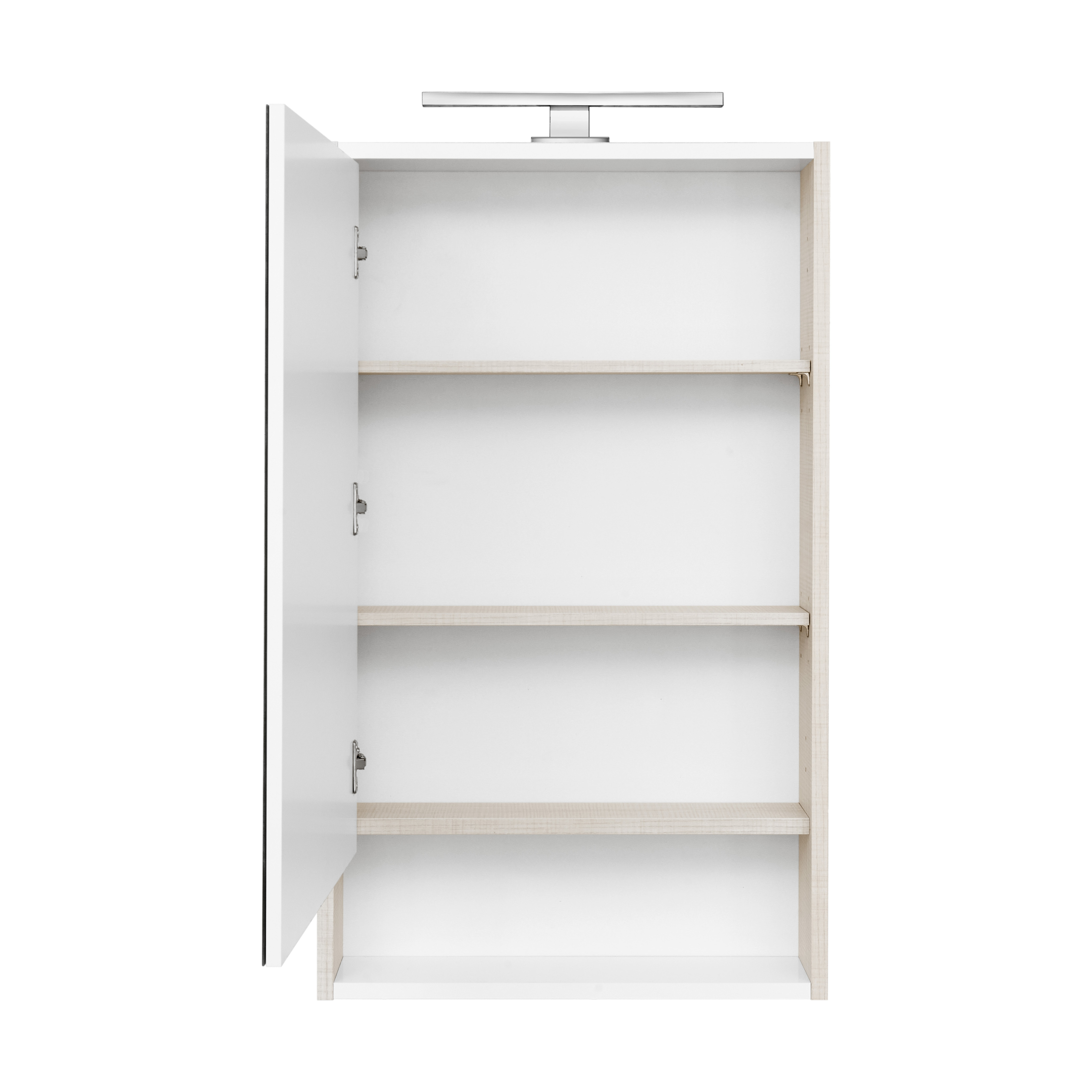 Зеркальный шкаф Aquaton  50 "Рико" белый/ясень фабрик - Изображение №3