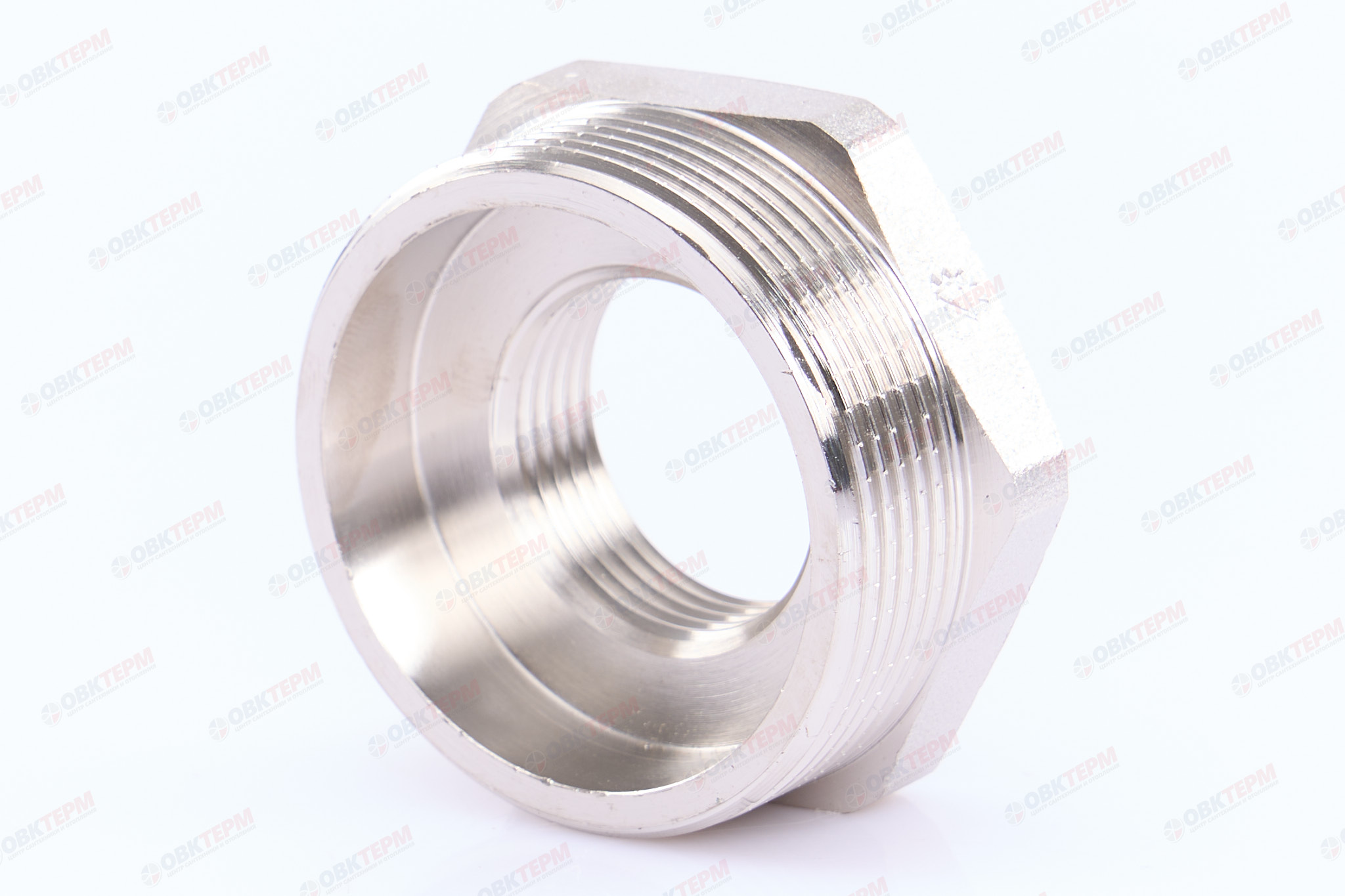 Футорка 2" -   1"   Никель ZEISSLER                   (40/5) - изображение №1