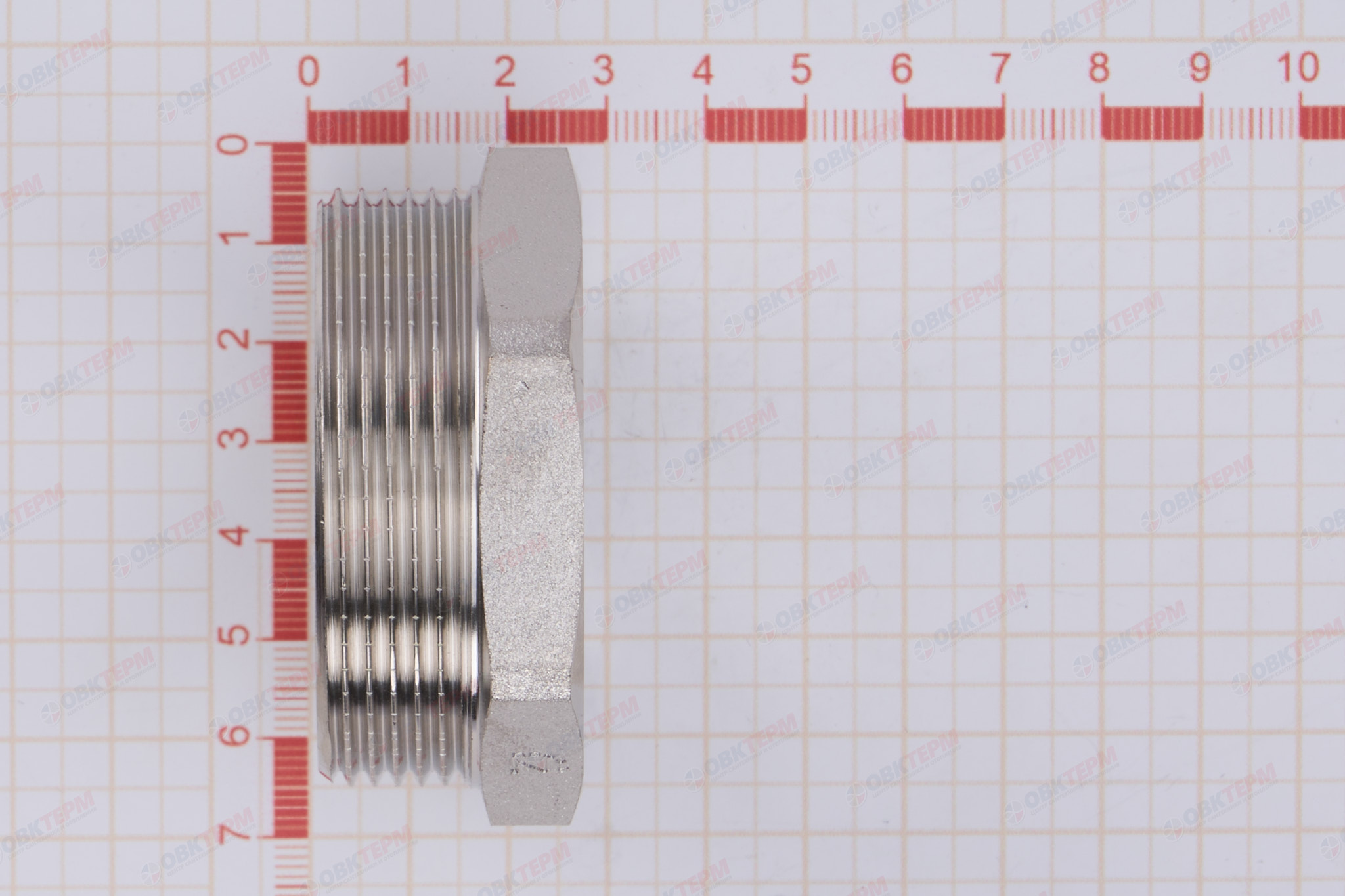 Футорка 2" -   1"   Никель ZEISSLER                   (40/5) - миниатюра №5