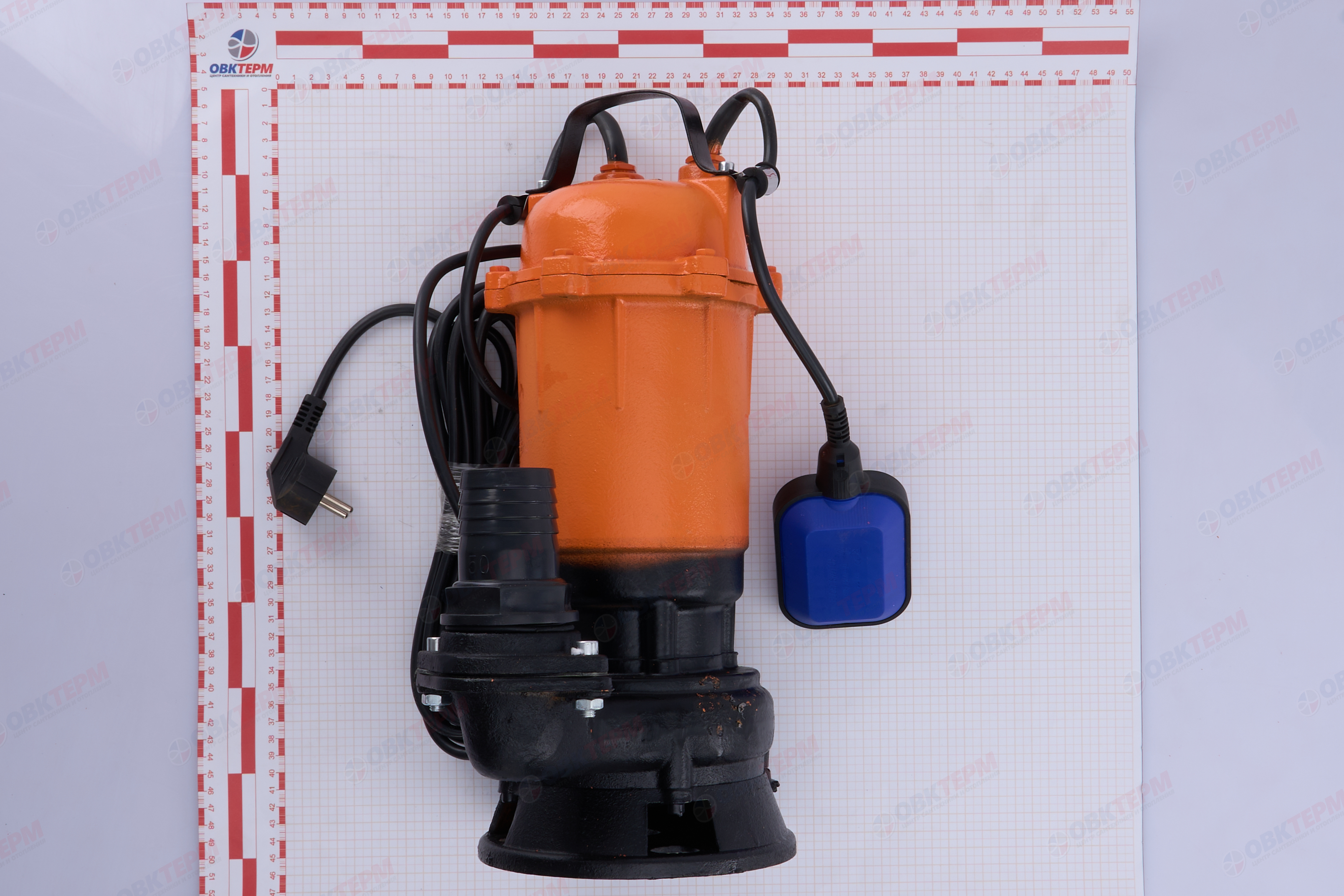 Насос фекальный Энергопром  NF-1100/20С корпус чугун  с ножом  (1,1кВт/280л.м/8м) - миниатюра №9