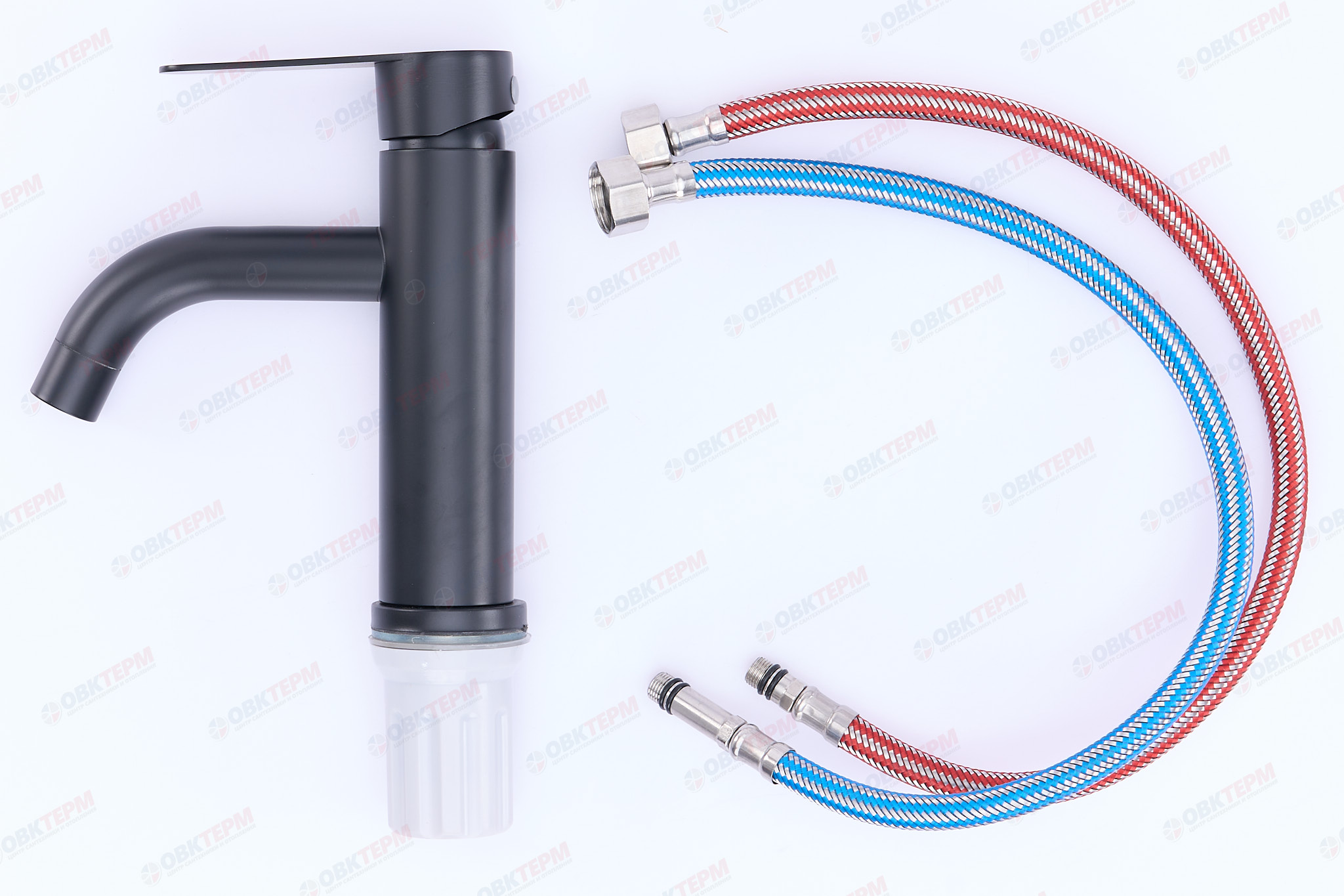 Смеситель д/умывальника нерж/сталь CHAMPION SAP-001-B BLACK  (10 шт/ящ) - Изображение №2