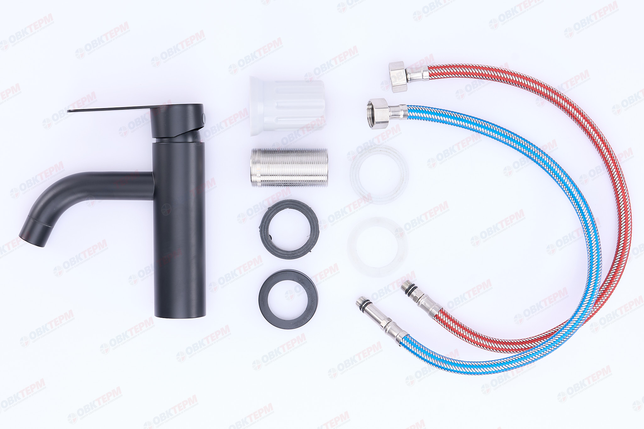 Смеситель д/умывальника нерж/сталь CHAMPION SAP-001-B BLACK  (10 шт/ящ) - Изображение №4