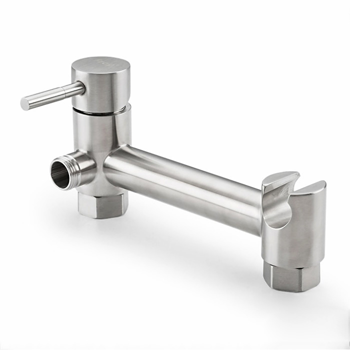 Смеситель с гигиеническим душем FRAP F7503-5 латунь /сатин - миниатюра №3