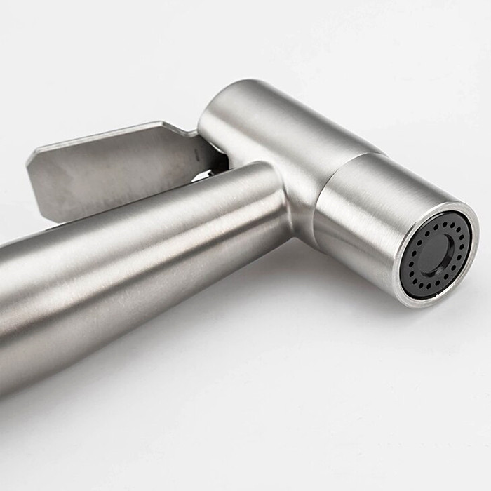 Смеситель с гигиеническим душем FRAP F7503-5 латунь /сатин - миниатюра №4