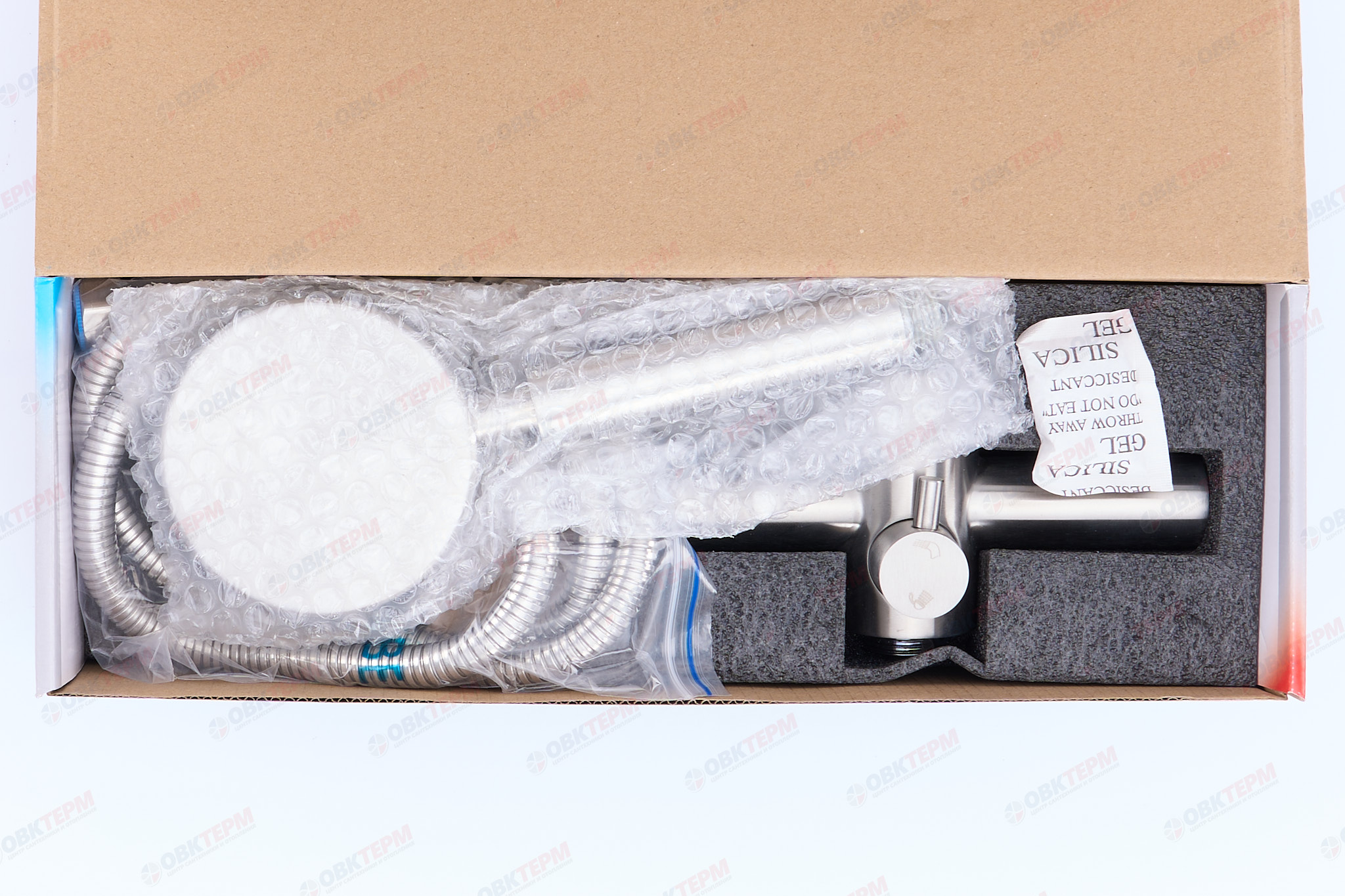 Смеситель д/ванны нерж/сталь MIXXUS FAN-006 EURO  (12 шт/ящ) - миниатюра №5