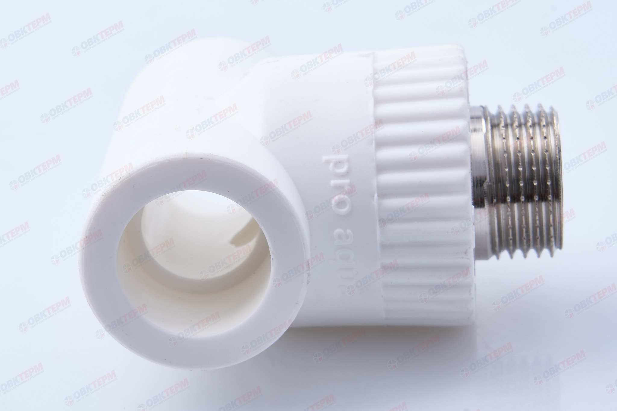 Тройник с МРН 20 * 1/2" * 20   БЕЛЫЙ   (PRO AQUA)     (100/10) - Изображение №3