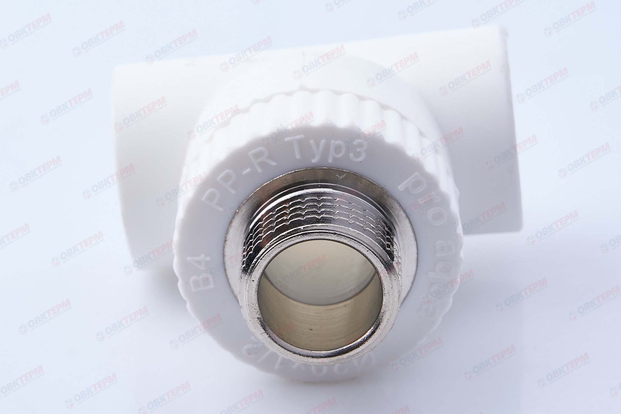 Тройник с МРН 20 * 1/2" * 20   БЕЛЫЙ   (PRO AQUA)     (100/10) - Изображение №4
