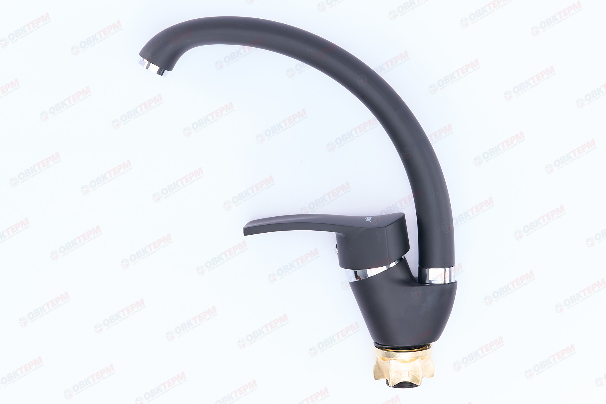 Смеситель д/кухни ZERIX YUB 279 ГАЙКА BLACK (10 шт/ящ) - миниатюра №2