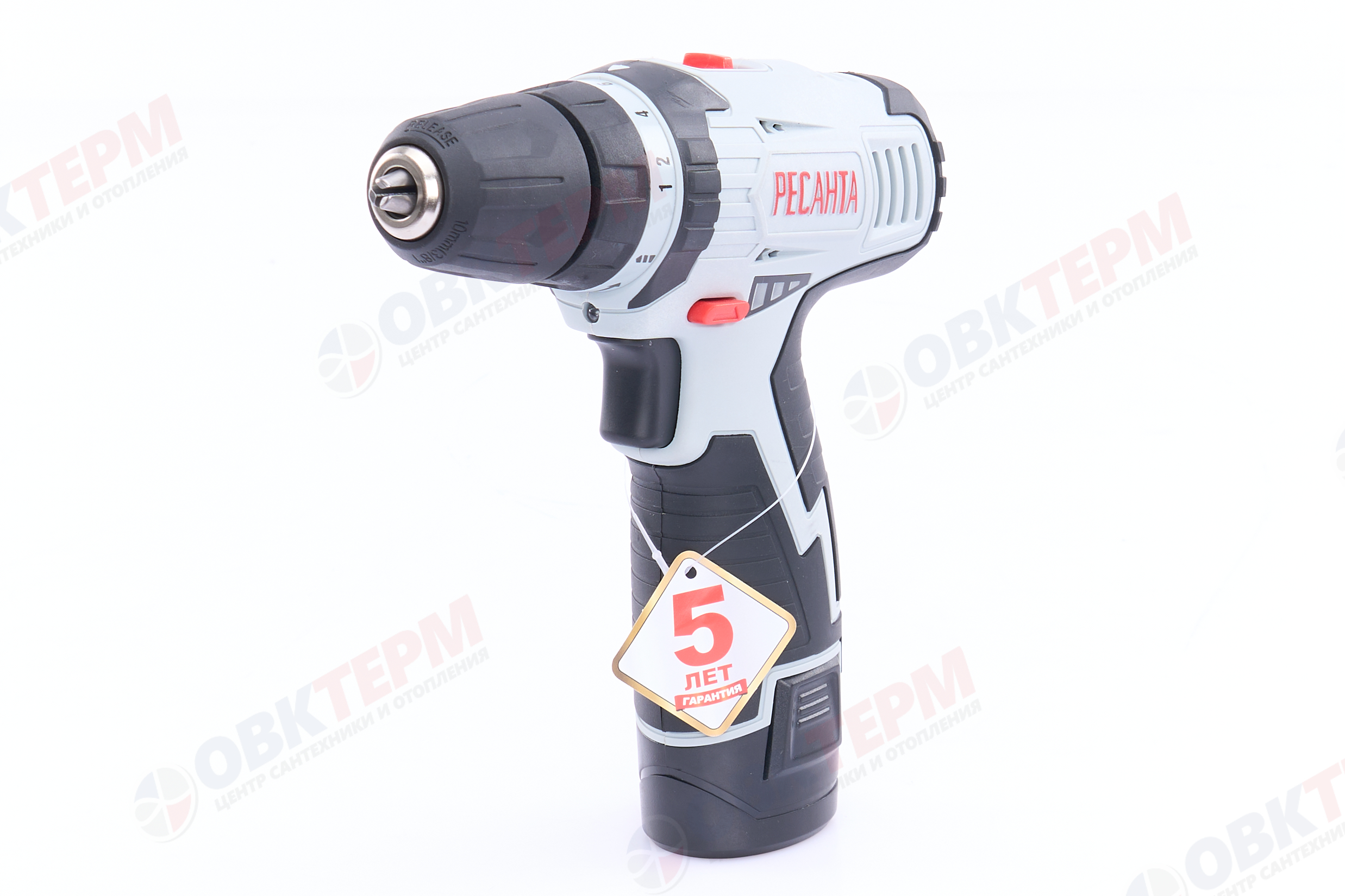Дрель-шуруповерт аккумуляторная ДА-12-2ЛК Ресанта - Изображение №2