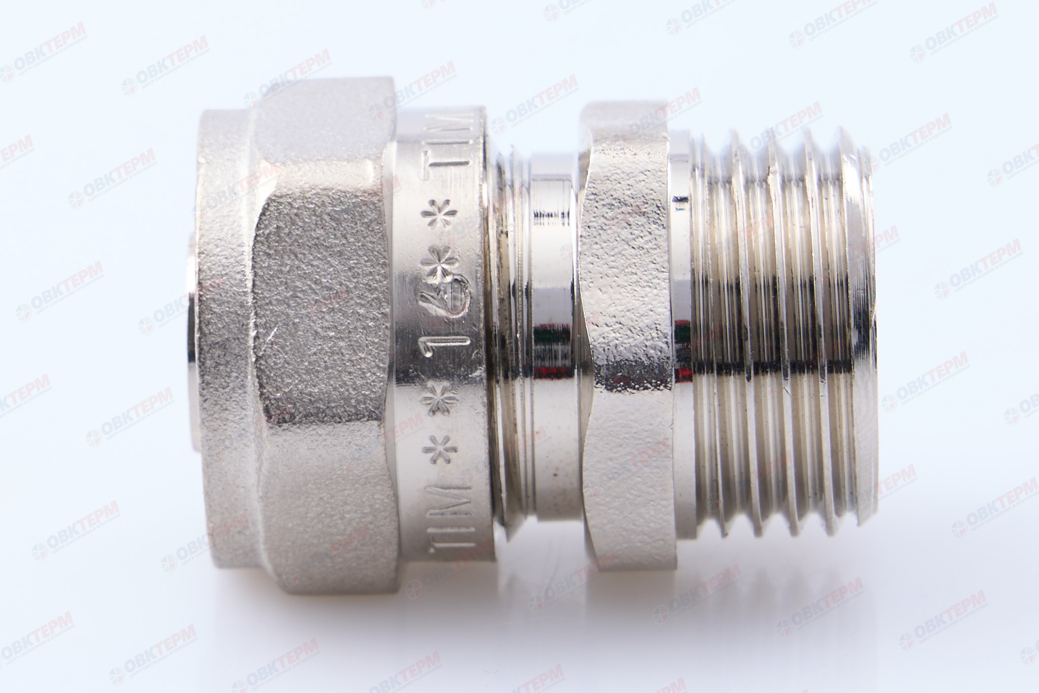 Соединитель  обжимной TIM  16*1/2"н                 (10уп160ящ) - Изображение №4